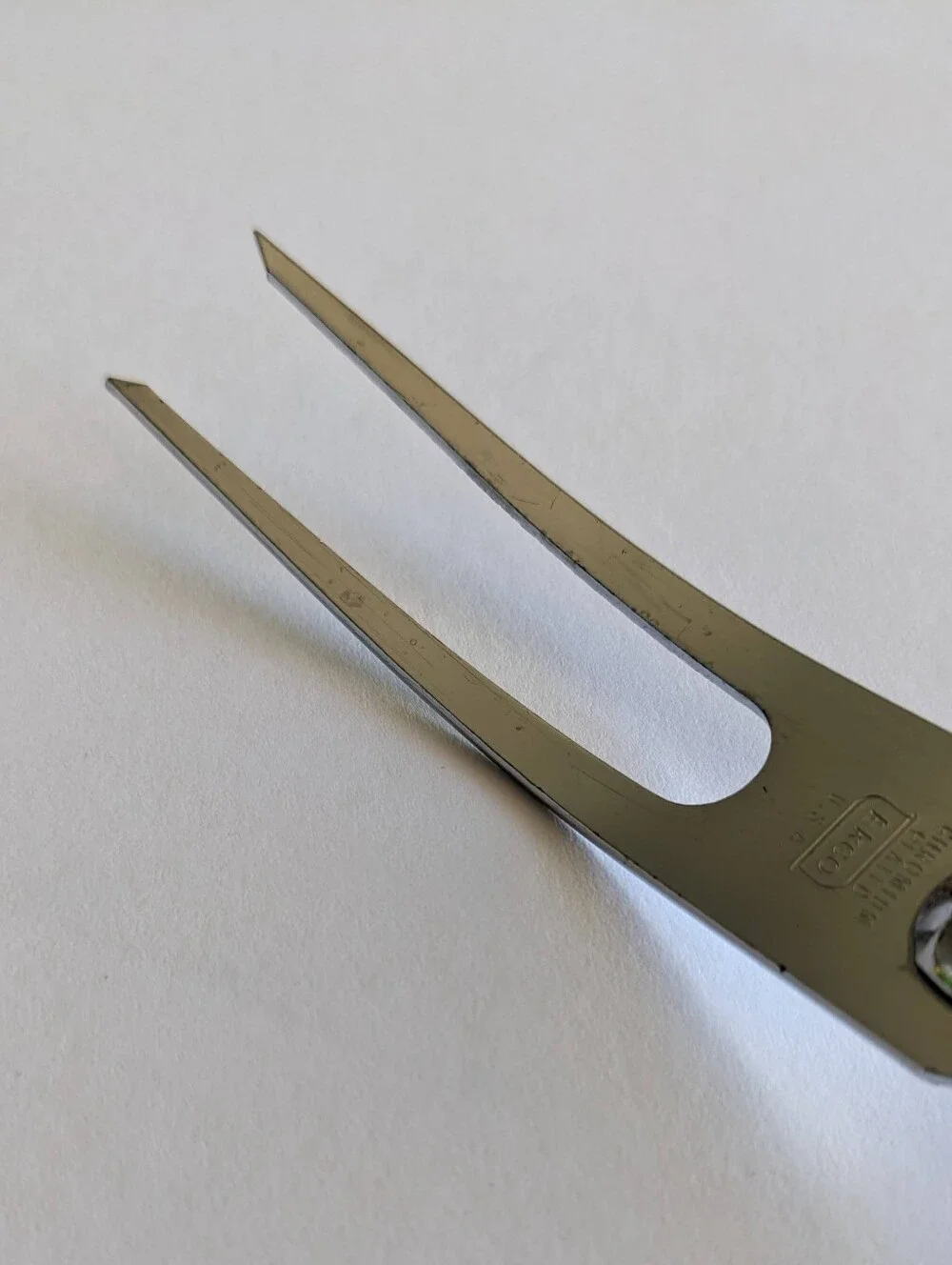 Vintage EKCO Avocado Green Kitchen Fork MCM 1970s Retro Kitchen Decor
